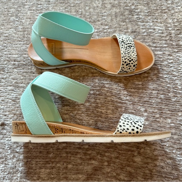 Dolce Vita Mint Multi Elastic Vivian Sandal - Picture 2 of 6